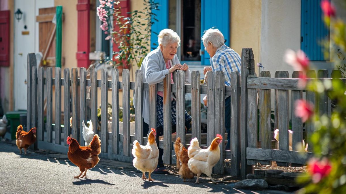 Une retraitée reçoit un avertissement car ses poules passent chez le voisin “elles grattent un peu et tout de suite on appelle la mairie” explique-t-elle