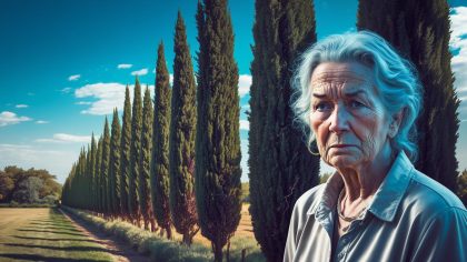 Une retraitée reçoit une contravention après avoir planté des cyprès en bordure de propriété "ils disent qu’ils dépassent la hauteur autorisée c’est une honte" explique-t-elle