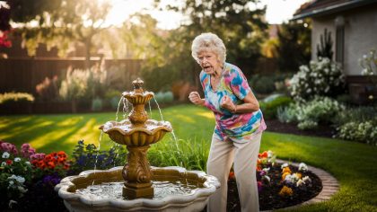 Une retraitée se voit infliger une amende pour avoir installé une petite fontaine décorative "ils considèrent que c’est une construction permanente c’est une honte" raconte-t-elle